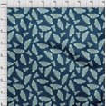 thumbnail image 4 of oneOone Velvet Navy Blue Fabric Craft Projects Decor Fabric Printed By The Yard 58 Inch Wide-BM, 4 of 4