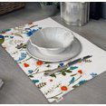 thumbnail image 3 of Vargottam Placemats- Placemat For Dining Table, Set Of 4- Printed & Reversible CottonNapkin-IndoorPlacematsFor Home & Kitchen Dining Table- Spring (Multicolor), 3 of 5