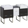 thumbnail image 1 of Imaginations Américaines 59,5 pouces W Vanity Set Gris, 1 of 1