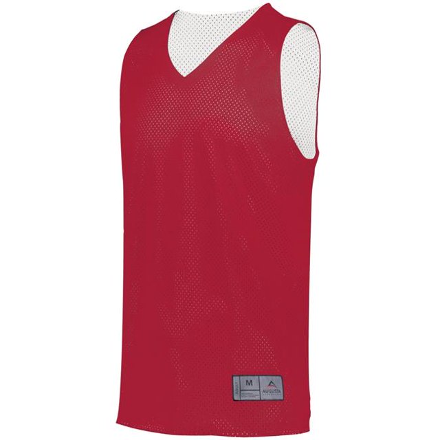 ASI 161.408.S Jersey Réversible en Maille Tricotée 2.0 pour Adulte, Écarlate et Blanc - Petit