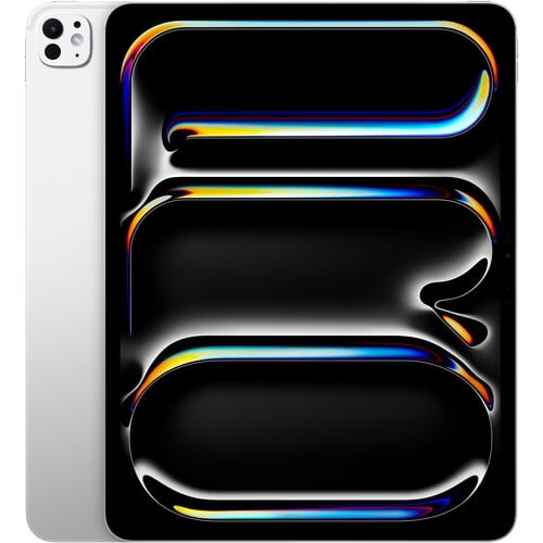 Open Box - Apple iPad Pro 13" (Wi-Fi + 5G LTE, Nano-Texture Glass)  Tablet - Silver (Apple M4 / 16 GB RAM / 2 TB eMMC / MacOS)