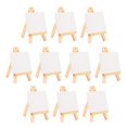 thumbnail image 2 of veasfak 10Pcs Mini Wooden Easel. Natural Craft for Business Card, Displaying Photos,, 2 of 9