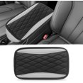 thumbnail image 1 of ORUYROP Car Center Console Cover, Universal Leather Waterproof Armrest Seat Box Cover Protector, Comfortable Car Decor Accessories Fit for Most Cars, Vehicles, SUVs-Gray, 1 of 7
