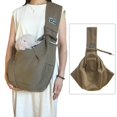 thumbnail image 1 of Cat Puppy Backpack Carrier Shoulder Bag Tote Khaki, 1 of 8