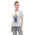 thumbnail image 4 of Women's Basic Short Sleeve T-Shirt Super Saiyan, 4 of 6