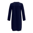 thumbnail image 3 of 2025 Robe d'Été Confortable Ample Confortable pour Femmes Couleur Unie à Manches Courtes Robe Maxi pour Femme Robe Longue Décontractée, 3 of 4