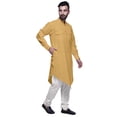 thumbnail image 4 of Atasi Cotton Long Kurta For Men Full Sleeve Indian Kurta Party Festive Wear, 4 of 5
