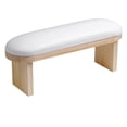 thumbnail image 4 of tredstone Oreiller Repose-Bras en PU Lavable pour Manucure Salon de Manucure Haute Blanche, 4 of 5