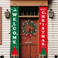 thumbnail image 3 of Merry Christmas Banners Outdoor Christmas Decorations  Porch Sign, 3 of 5