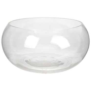 Shisuyan Transparent Fish Bowl Glass Fish Bowl Desktop Small Fish Bowl Hydroponic Plant Bowl