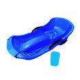 thumbnail image 2 of Lipstore Snow Sled Classic Wear Resistant with Pull Rope Thickened with Brakes Sledge Blue, 2 of 8
