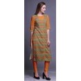 thumbnail image 3 of Bimba Kurti Droite Décontractée Imprimée Haut à Manches 3/4 Longue Kurta Robe pour Femmes, 3 of 6