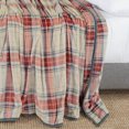 thumbnail image 2 of Nestl Ultra Plush Heavy Thick Raschel Imitation Mink Bed Blanket, 55 x 82, Red Plaid, 2 of 5