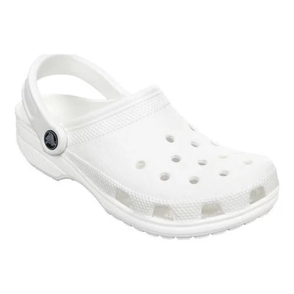 Remis à Neuf Crocs Unisexe Sabots Classiques pour Hommes et Femmes - Blanc, M4/W6 - Semelles Non Marquantes