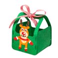 thumbnail image 1 of IROINID Christmas Handmade DIY Non-woven Gift Bag Material Package Children's Apple Bag Safe Candy Bag, 1 of 2