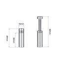 thumbnail image 1 of Graphics Card GPU Holder Adjustable Telescopic Rotating Stand Bracket Magnetic GPU Video Card Holder for Desktop PC Silver 49 to 80mm, 1 of 6
