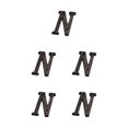 thumbnail image 1 of Maytalsory Metal House Number Plaque Durable And Rustproof Easy To Install Metal Letters House Numbers Iron Decoration Doorplate B17--N 5Set, 1 of 6