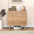 thumbnail image 4 of Gymax 4-Drawer Dresser Chest Cabinet Storage Organizer w/Anti-Toppling Kits, 4 of 9