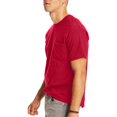 thumbnail image 4 of Hanes Beefy-T Men`s Pocket T-Shirt, XL, Deep Red, 4 of 4
