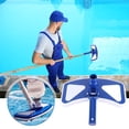 thumbnail image 4 of Swimming Pool Vacuum Head Brush White Crescent Suction Head for Efficient Pool Cleaning and Maintenance with Durable Construction and Ergonomic Design for In-Ground and Above-Ground Sopatenor, 4 of 8