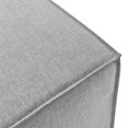 thumbnail image 4 of Modway Saybrook Fabric Upholstered Outdoor Patio Sofa Ottoman in Gray, 4 of 4