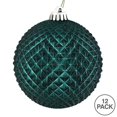 thumbnail image 2 of Vickerman N188462D Boule de Durian Pailletée Bleu Mer de 2,75 Po, 12 par Sac, 2 of 3