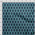 thumbnail image 3 of oneOone Viscose Jersey Fabric Floral Ikat Decor Fabric Printed BTY 60 Inch Wide, 3 of 5