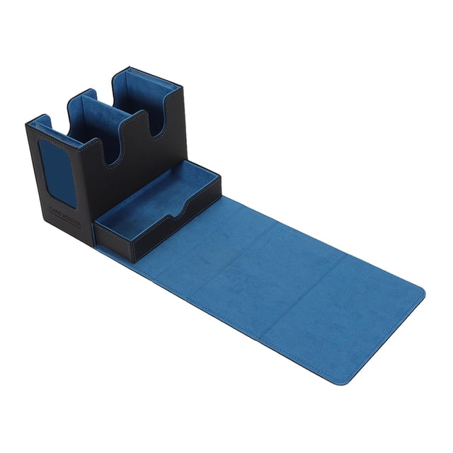 lionlar Card Deck Box Album Card Display Card Carrying Organiser Case Card Organizer Black Blue