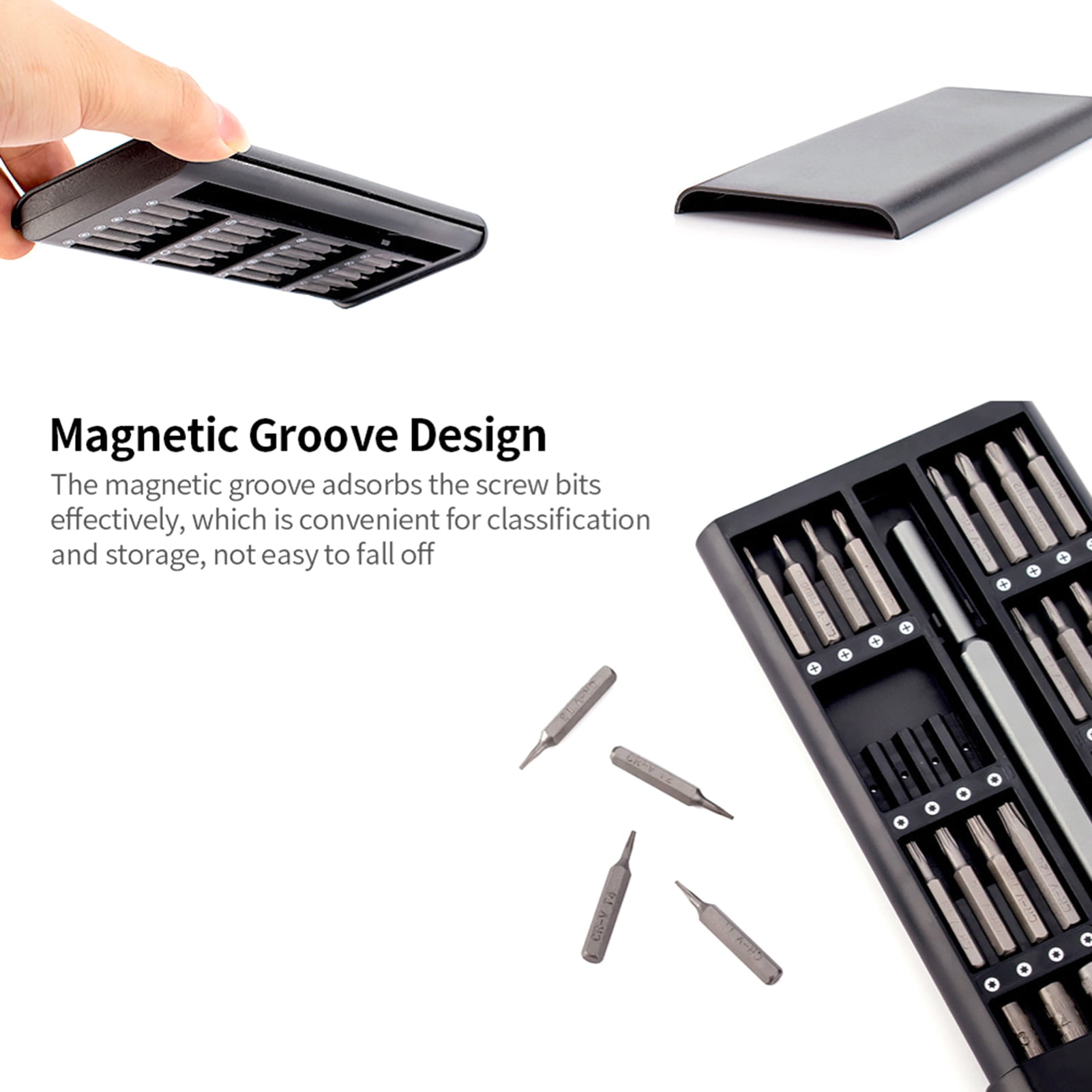 Screwdriver Set,  Screwdriver Set  Screwdriver Set Small Screwdriver Set with Aluminum Alloy Handle for Easy Storage and Use