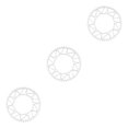 thumbnail image 4 of Redempat Chain Ring - Easy To Install Durable Wide Compatibility - Bike Crank Precise Fit Bicycles Crank 52T silver 3Set, 4 of 6