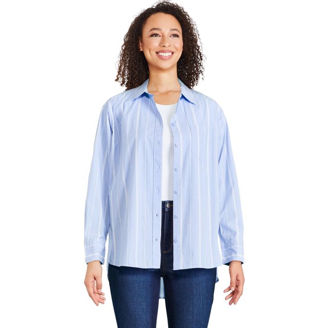 Chemise en popeline surdimensionnée George pour femmes