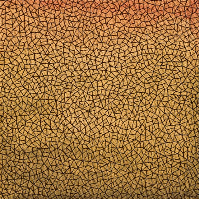 Ahgly Company Tapis d'Intérieur Lavables en Machine, Carrés Transitionnels Brun Bronze Foncé, Carrés de 4'