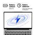 thumbnail image 4 of Exsurf 15.6" Student Laptop, Ryzen 3 Up to 3.5GHz, 8GB RAM 512GB SSD, Backlit Keyboard & Fingerprint Unlock for Daily Use, 4 of 10
