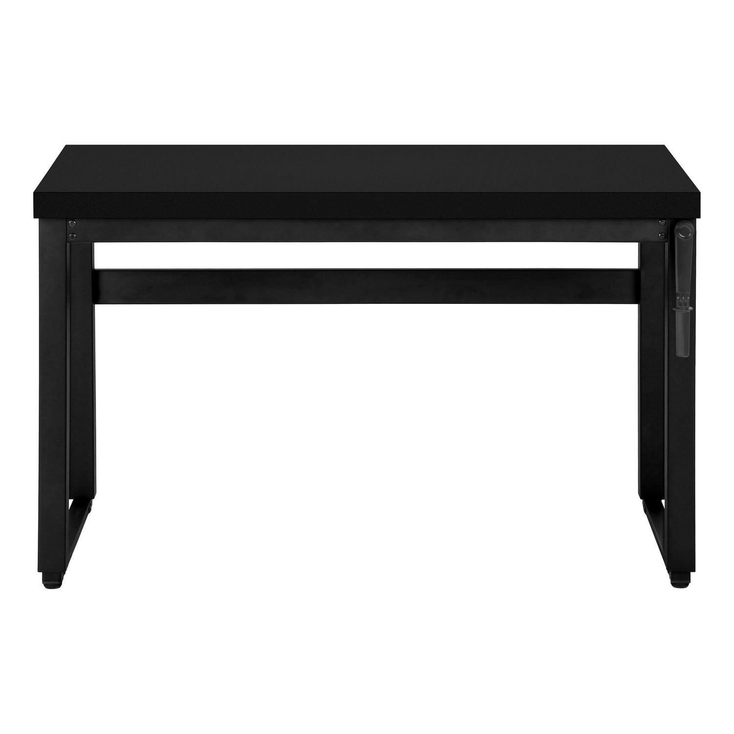 Monarch Specialties Bureau, Bureau À Domicile, Debout, Ajustable, 48"l, Travail, Ordinateur Portable, Métal, Stratifié, Noir, Contemporain, Moderne