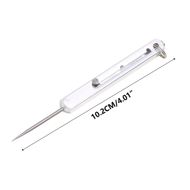 Multifunctional Retractable Portable Toothpick Outdoor Portable Telescopic Toothpick Tool Three Adjustment Fruit Label Disassembly Delivery