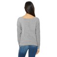 thumbnail image 3 of Bella + Canvas Ladies' Flowy Long-Sleeve Off Shoulder T-Shirt, 3 of 3