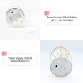 thumbnail image 3 of Amdohai Christmas Tree Lights Metal Spiral Xmas Tree Lamp Desktop Tree Light with Crystal Pendant Decorative Table Lamp Mini Christmas Tree Decoration, 3 of 7