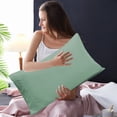 thumbnail image 4 of Tyidzon 2 Pack Throw Pillow Covers, 20X30 Inch Queen Pillow Cases Set, Soft, Anti-Wrinkle, Fade Resistant, Envelope Closure Pillow Cases Standard Size, 4 of 6