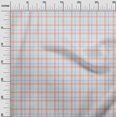 thumbnail image 3 of oneOone Rayon Peach Fabric Check Sewing Craft Projects Fabric Prints By Yard 56 Inch Wide, 3 of 4