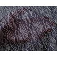 thumbnail image 4 of oneOone Silk Tabby Fabric Swirl & Geometric Block Print Fabric By The Yard 42 Inch Wide, 4 of 4