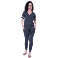 thumbnail image 1 of Moomaya Ensemble de Nuit Uni pour Femmes avec Pyjama en Coton Tenue de Nuit 2 Pcs Chemises de Nuit-ybc, 1 of 7