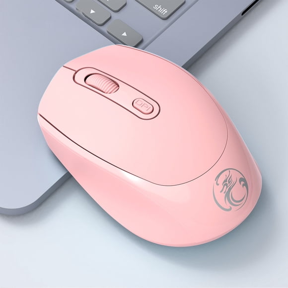 LSLJS Bluetooth Mouseluetooth 5.1+Usb.4G Noiseless Wireless Mouse with Usb Receiver Portable Computer Mice for Pc Tablet Desktop Computer Laptop