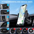 thumbnail image 2 of [Holder Expert Generation] Universal Phone Holder for Car, Vent Car Phone Holder, Cell Phone Holder Mount, 2 of 5