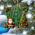thumbnail image 4 of LSLJS 26 Letters Christmas Tree Decoration Pendant Christmas Tree Ornaments Personalized DIY Christmas Ornaments Christmas Decorations Xmas Tree Hanging Decor Christmas Ornaments, 4 of 5