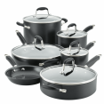 thumbnail image 1 of Anolon Advanced Home Batterie de Cuisine Antiadhésive en Aluminium Anodisé Dur, 11 Pcs, Bronze, 1 of 1