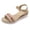 Rose, variante sur Sandales Compensées Tissées Bohèmes pour Femmes à Bout Ouvert Espadrilles Plateforme Chaussures de Plage avec Boucle de Cheville Ajustable Rouge Taille 9,5