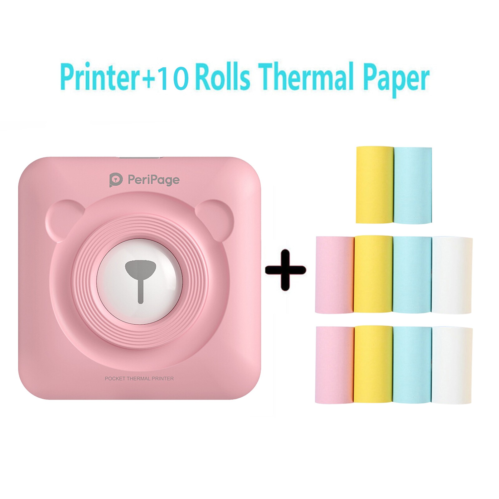 TopLLC Thermal Portable Bluetooth Mini Wireless POS Thermal Image Photo