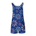 thumbnail image 5 of Penkiiy Combishort Sans Manches pour Femmes, Multicolore, G, 5 of 5