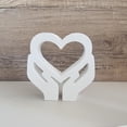 thumbnail image 2 of Binwennn Disposable Shower Caps Heart Shaped Vase Test Tube Resin Casting Reusable Concrete Suitable For Desktop Decoration, 2 of 4