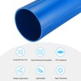thumbnail image 3 of Uxcell Rigid Round Pipes High Impact for Water Pipe Crafts Cable Sleeve Blue 101.6mm x 110mm, 3 of 6